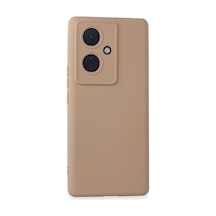 V29 Lite Kılıf Nano İçi Kadife Silikon - Pudra
