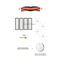 Xiaomi Mi Robot Vacuum Mop 2 Stytjo3zhm Robot Süpürge Ile Uyumlu Fırça, Filtre Seti-11 Parça