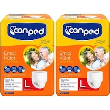 Canped Emici Külot Hasta Bezi Büyük Boy Large 60 Adet Eko Paket Tek Ebat