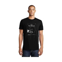 Tale Of Two Wolves Graphic Novel Baskılı Siyah Erkek Tshirt