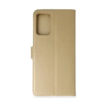 Newface Samsung Galaxy Note 20 Kılıf Trend S Plus Kapaklı Kılıf - Gold Altın