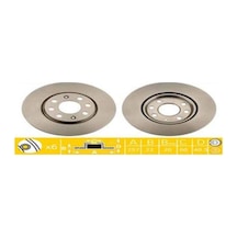 Ön Fren Aynası Corsa D 07 Corsa E 14 Adam 13 Punto Evo-grande Punto 05 257x22x4dl Havalı 14