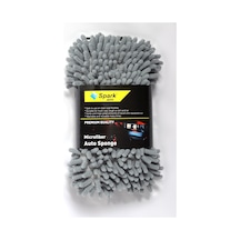 Spark 7040 Mikrofiber Şönil Oto Temizlik Ve Yıkama Süngeri Gri 9 Adet