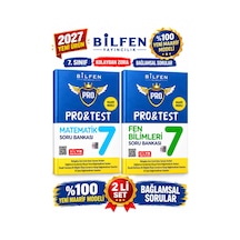 Bilfen 7.sınıf Protest 2027 Matematik-fen %100 Maarif Model Bağlamsal Soru Bankası Seti
