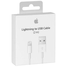 İphone Şarj Kablosu 2 Metre Md819zm/a İphone 5-6-7-8-x Senalstore - Gümüş Gri
