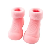 Kaydirmaz Kislik Ev Patigi - Corap Patik 22-23 1-2yas Pembe