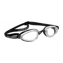 Mp Michael Phelps K180 Microgasket Şeffaf Cam - Beyaz/Siyah Çerçeve Beyaz