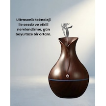 Aromaterapi Difüzörü 130ml 7 Renk Led Işıklı Hava Nemlendirici