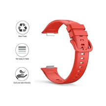Watch Fit 2 İle Uyumlu Saat Kayışı Ent Kaliteli Watch Fit 2 İle Uyumlu Spor Saat Kontrast Renkli Lagniappe Silikon Kordon