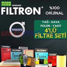 Volvo S40 1.6 D Mann Filtron Filtre Bakım Seti 2007-2010 Euro4