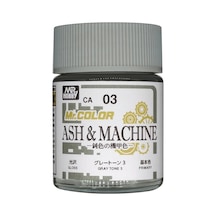 Mr.hobby Ca-03, 18 Ml. Ash & Machıne Gray Tone 3 Mr.color Maket Boyası Standart