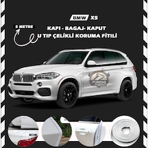 Bmw X5 Oto Araç Kapı Koruma Fitili 5metre Parlak Beyaz Renk