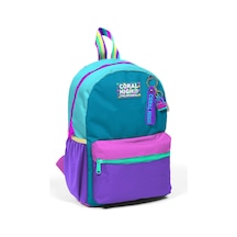 Minik Yuva Sırt Çantası Pembe Pastel Renkli İki Bölmeli 23559