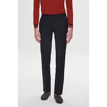 D's Damat Ds Damat Regular Fit Koyu Lacivert Düz Travel Kumaş Pantolon 5he03ob35320m 103
