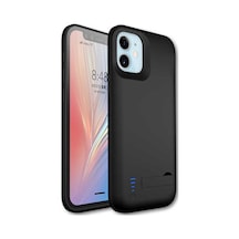 Apple Uyumlu iPhone  12 Kılıf Şarjlı Standlı Harici Batarya 5000 Mah