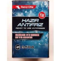 Petrol Ofisi Hazır Antifiriz -40 Teneke 15 Kg Yeşil Yeşil