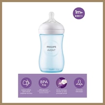 Bezos Doğal Tepkili Natural Response Pp Biberon 260 Ml 1+ Ay Mavi Renk: Mavi 22