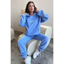 Bebe Mavisi So Fetch Series 2 Eşofman Takımı - Baskılı Oversize Kapüşonlu Şardonlu Bebe Mavisi Bebe Mavisi So Fetch Series 2 Eşofman Takımı - Baskılı Oversize Kapüşonlu Şardonlu Bebe Mavisi