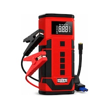 Attlas Ajs 12 4'ü 1 Arada Akü Takviye Cihazı 12v 6a 120 Psı Lastik Şişirme Powerbank Led