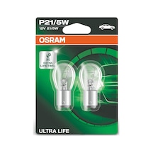 Ultra Life P21/5 W Halojen Sinyal Lambası, Stop Lambası, Arka Sis Lambası, 7528ult-02b, 12 V Yo