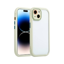 Zore İphone 14 Kılıf Kamera Korumalı Renkli Kenar Ve Çerçeve Tasarımlı Nvth Vitamin Kapak-yeşil