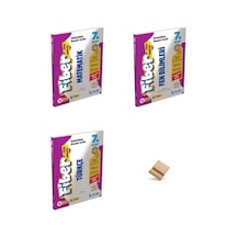 Muba 7. Sınıf Maarif Matematik Fen Ve Türkçe 3lü Set Fiber Soru Bankası + Telefon Standı