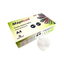 Mapicoil 4:1 Plastik Helezon Spiral 12mm Beyaz 100 Ad. 48 Lop