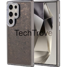 Samsung Uyumlu Galaxy S24 Ultra Kılıf Kamera Çevresi Parlak Taş Detaylı Eşsiz Kırık Cam Tasarımlı Kapak Samsung Uyumlu Galaxy S24 Ultra Kılıf Kamera Çevresi Parlak Taş Detaylı Eşsiz Kırık Cam Tasarımlı Kapak