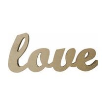 Love Ahşap Obje 18 Mm