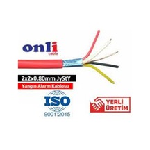 Onli 2x2x0,80mm J-y St Y...lg Cca 100 Metre Yangın Alarm Kablosu