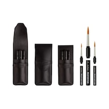 Da Vinci : Cosmotop Spin Sentetik Seyahat Sulu Boya Fırça Seti : Seri 5382-1573