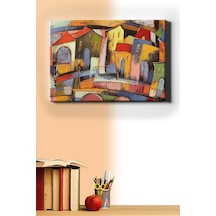 Webstyle Sayılarla Boyama Seti Kasnaklı Eski Şehirde Renkli Evler 40 X 50 Cm