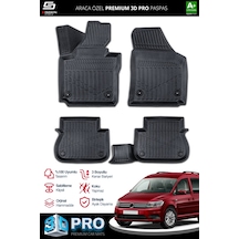 S-dizayn Vw Caddy 3d Pro Havuzlu Paspas 2015-2020 A+ Kalite