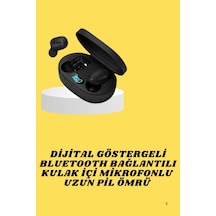 Tws - 501 - Bluetooth Kulaklık Kulak İçi Kablosuz Dijital Göstergeli - Shophnrl - Çağrı Cevaplayabilen