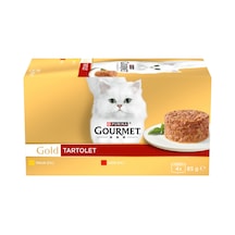 Gourmet Gold Tartolet Sığır Etli Tavuklu 4 X 85 G - 4 Adet Tarı