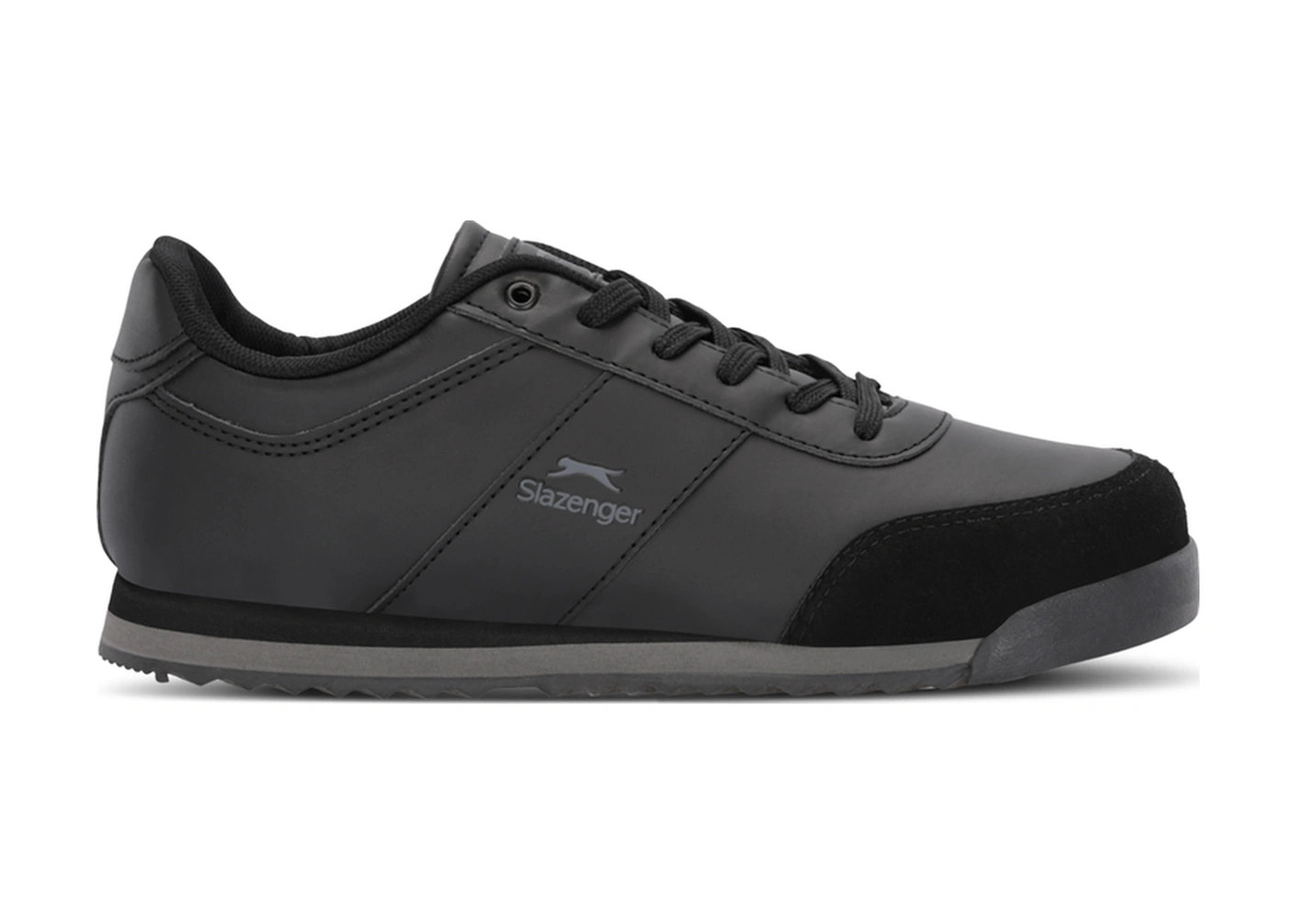 Slazenger Protect I Erkek Siyah / Koyu Gri Günlük Spor Ayakkabısı Siyah / Koyu Gri