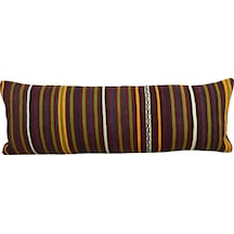 Zehra Abla Halı Yeni El Dokuma Dekoratif Lumbar Kilim Kırlent Yastık Kılıfı 6208