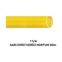 Sgs4358 1 1/4 Sarı Emici Verici Hortum 50 Metre