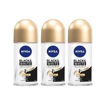 Nivea Invisible Black&White İpeksi Pürüzsüzlük Kadın Roll-On Deodorant 50 ML x 3