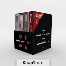 Kitapstore Kara Dörtleme Kutu Set (Biz, Cesur Yeni Dünya, 1984, Fahrenhei.