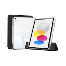 Lexroo İpad 11.nesil 2025 Kılıf Magnetik Ayrılabilen Airbagli Sliding Tablet Kılıfı - Siyah Diğer
