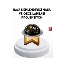 Mey İthalat Usb Mini Hava Nemlendirici Ve Projeksiyon Lamba Taşınabilir, Sessiz, Dekoratif Aromaterapi Cihazı