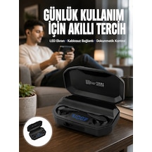 Buğz Kulak İçi Bluetooth Kulaklık Rgb Işıklı Çift Mikrofonlu İos/android Uyumlu Bt 5.2 Yeni Nesil