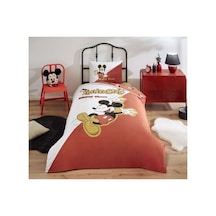 Özdilek Dsny Nevresim Takımı Ranforce Tek Kişilik Kırmızı Mickey Funtastic Karışık