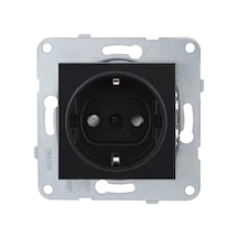 Artline Novella-trenda Siyah Çocuk Korumalı Topraklı Priz - Çerçevesiz