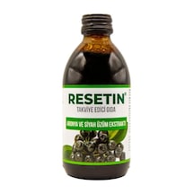 Resetin Aronya Ve Siyah Üzüm Ekstraktı Takviye Edici Gıda 250 Ml