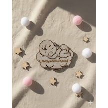 25 Adet Kişiye Özel Magnet 003 Ahşap