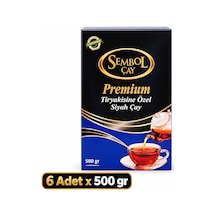 Premium Tiryakisine Özel Siyah Çay 500 Gr X 6 Adet Avantaj Paketi
