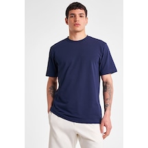 Lescon Erkek Kısa Kollu T-shirt 25s-1202-25y Lacivert