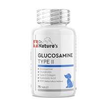 Dr. Nature's Dog Glucosamine Type II  Köpek Besin Takviyesi 75 Tablet